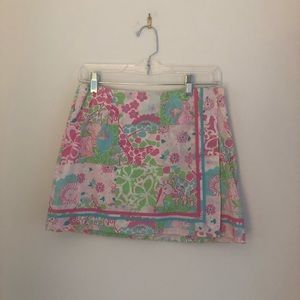 Lilly Pulitzer Pink & Blue Skort - Size 2